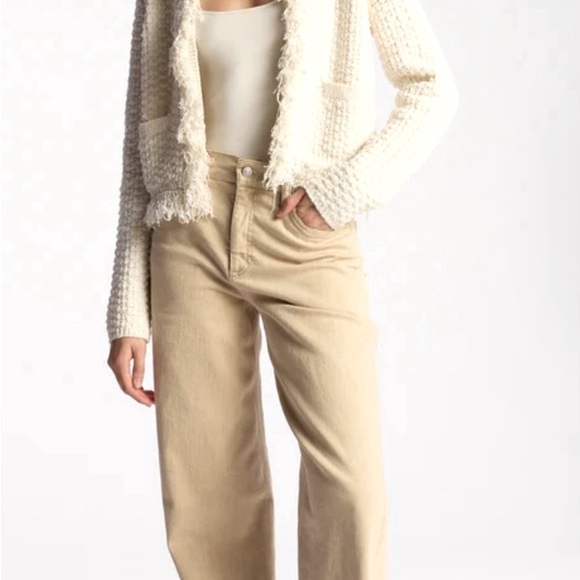 LAmade SUSTAINABLE CARDIGAN  SWEATER TASSELS DETAILS M / L  NWOT - Picture 2 of 7